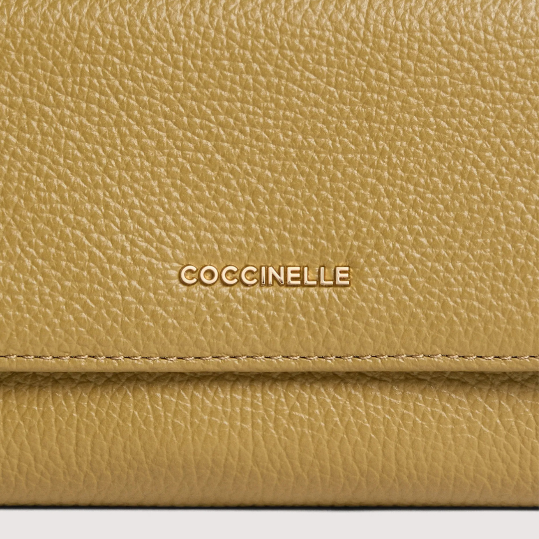 Coccinelle C-Me Seagrass Flap Wallet