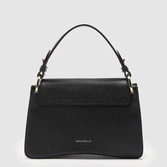 Coccinelle C-ME Small Black Leather Crossbody