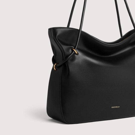 Coccinelle LIZZIE Black Leather Crossbody