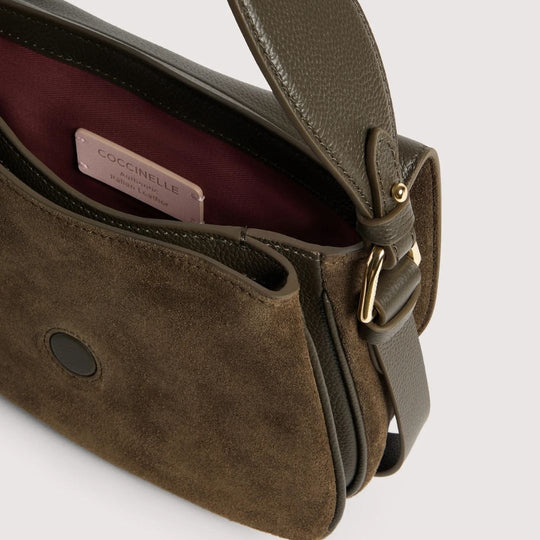Coccinelle MAVERY Fango Suede Crossbody