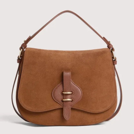 Coccinelle MAVERY Tan Suede Crossbody