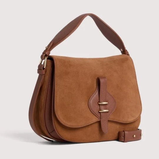 Coccinelle MAVERY Tan Suede Crossbody