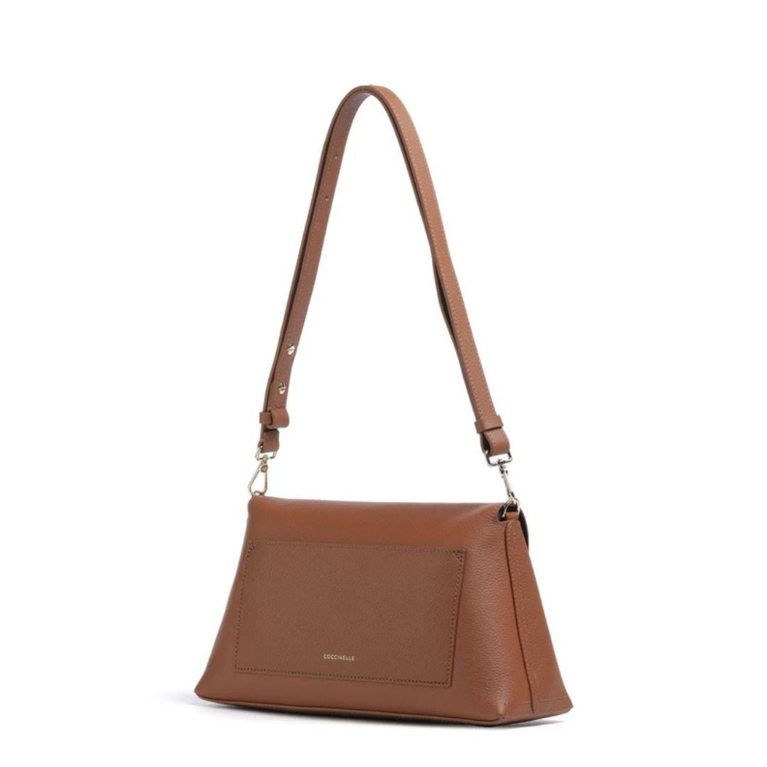 Coccinelle NIKLA Tan Leather Crossbody