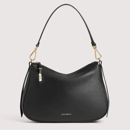 Coccinelle NORY Black Leather Crossbody