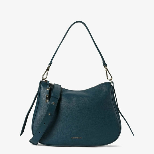 Coccinelle NORY Blue Leather Crossbody