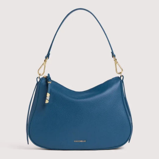 Coccinelle NORY Blue Leather Crossbody