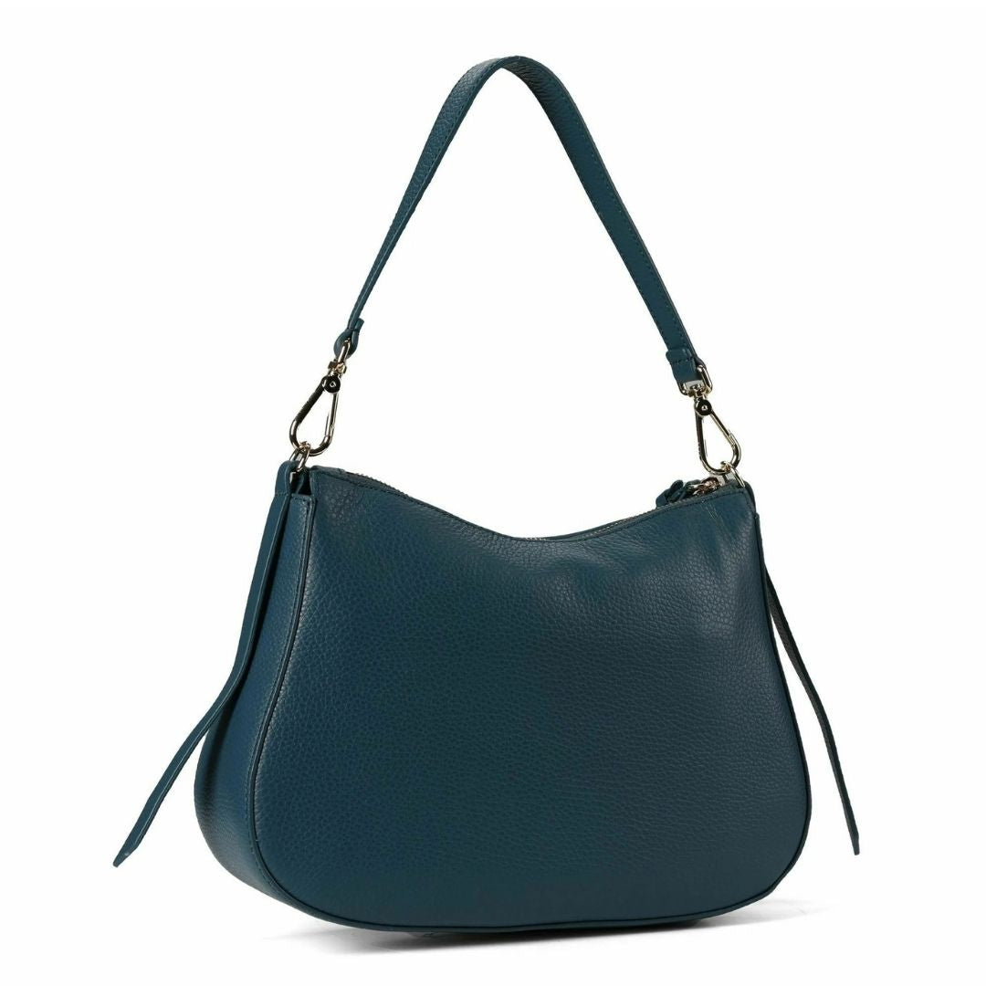 Coccinelle NORY Blue Leather Crossbody