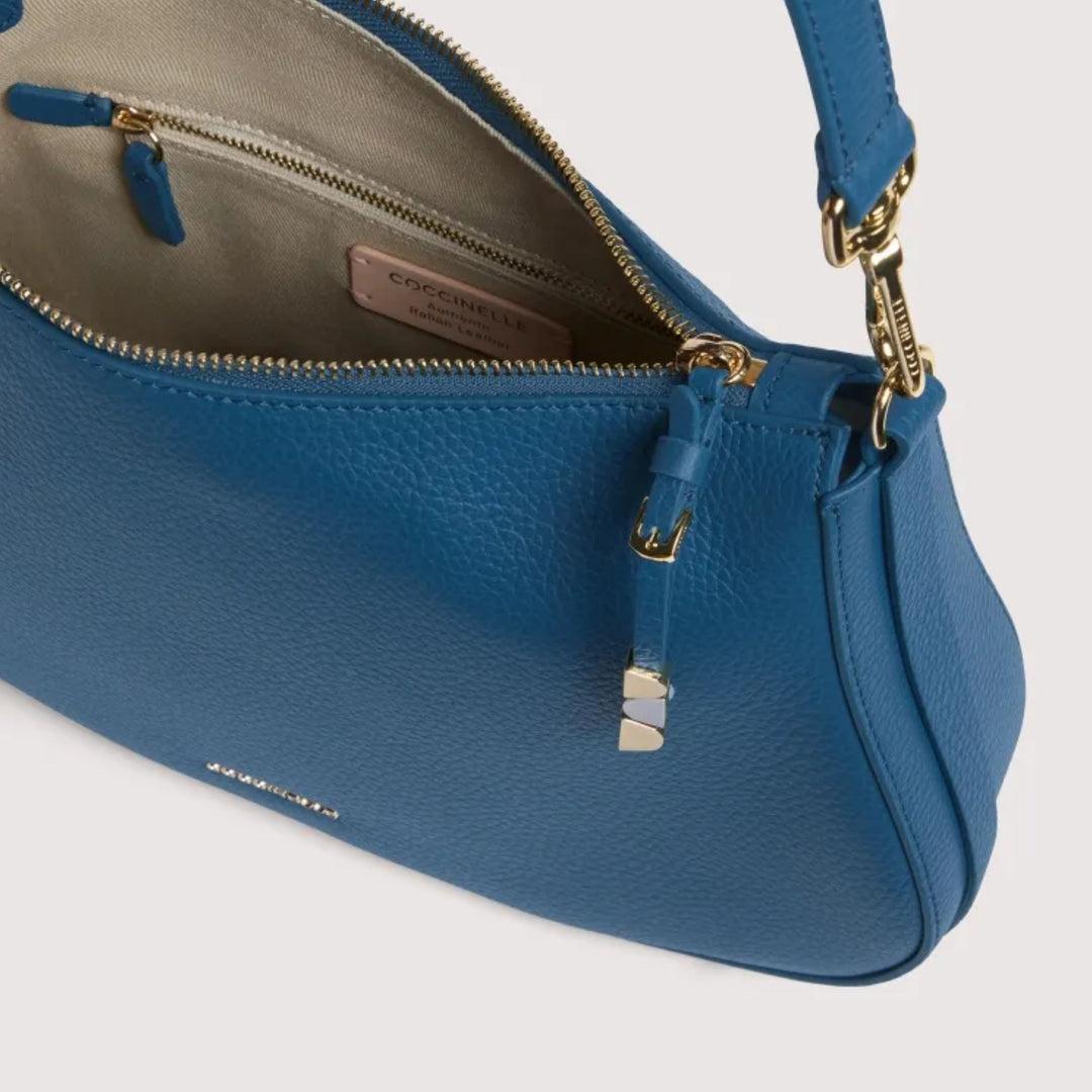 Coccinelle NORY Blue Leather Crossbody