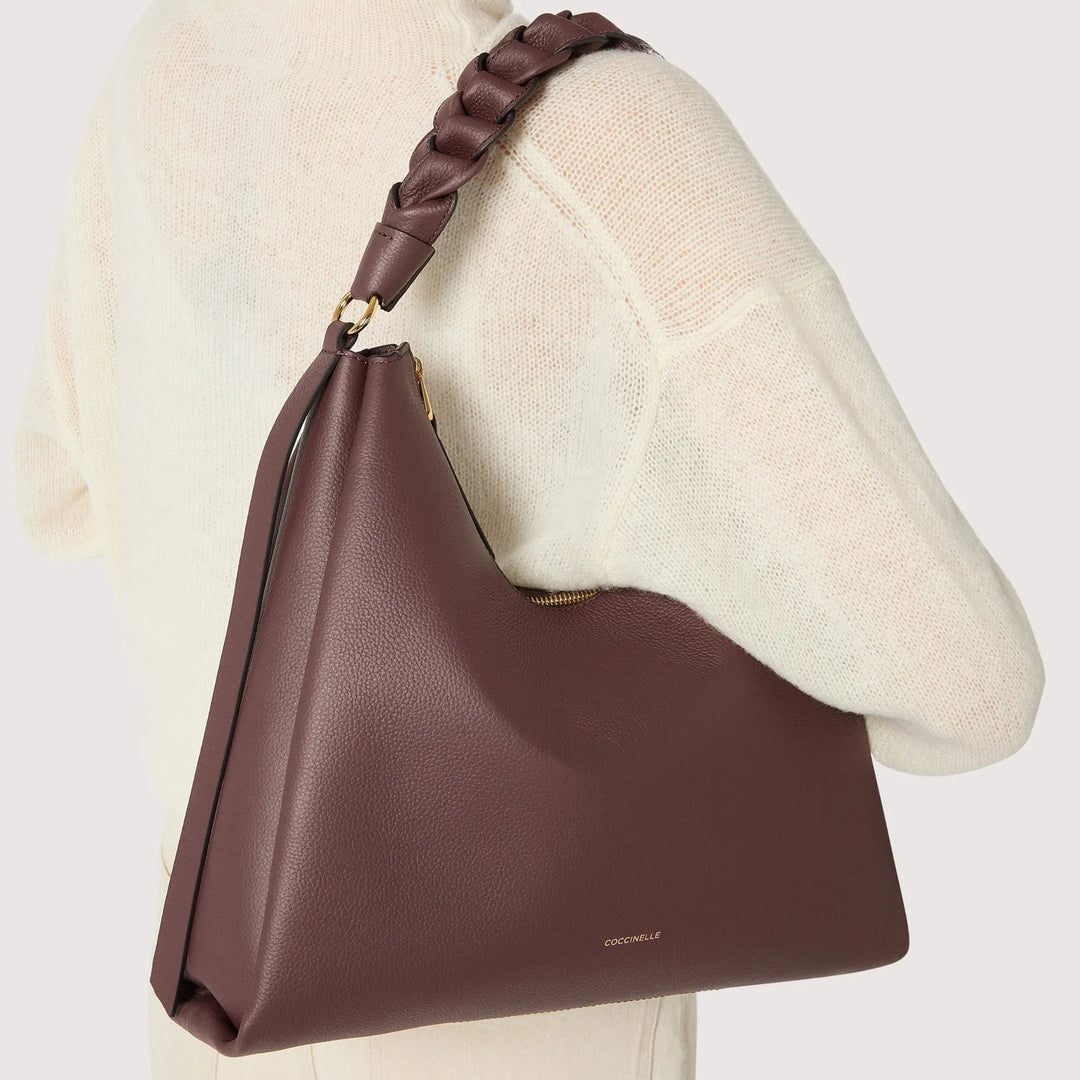 Coccinelle BOHEME Berry/Winter Rose Large Crossbody