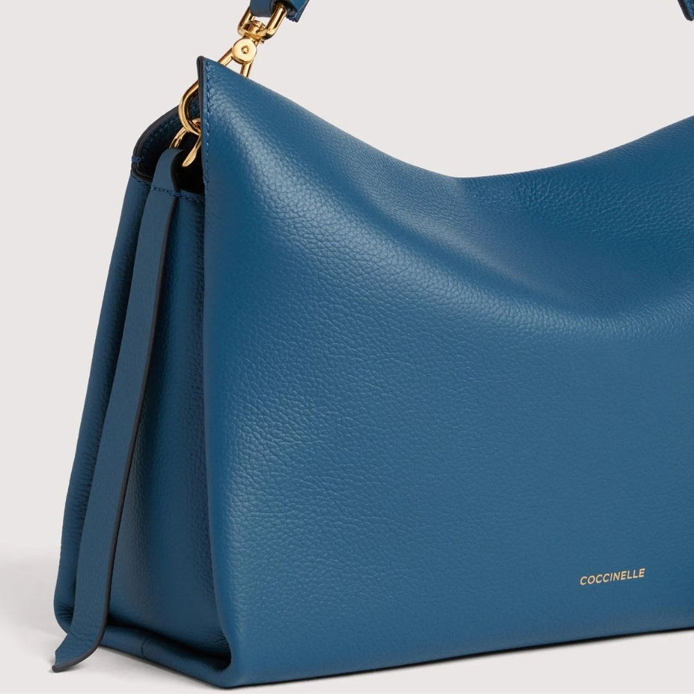 Coccinelle BOHEME Deep Blue Leather Crossbody