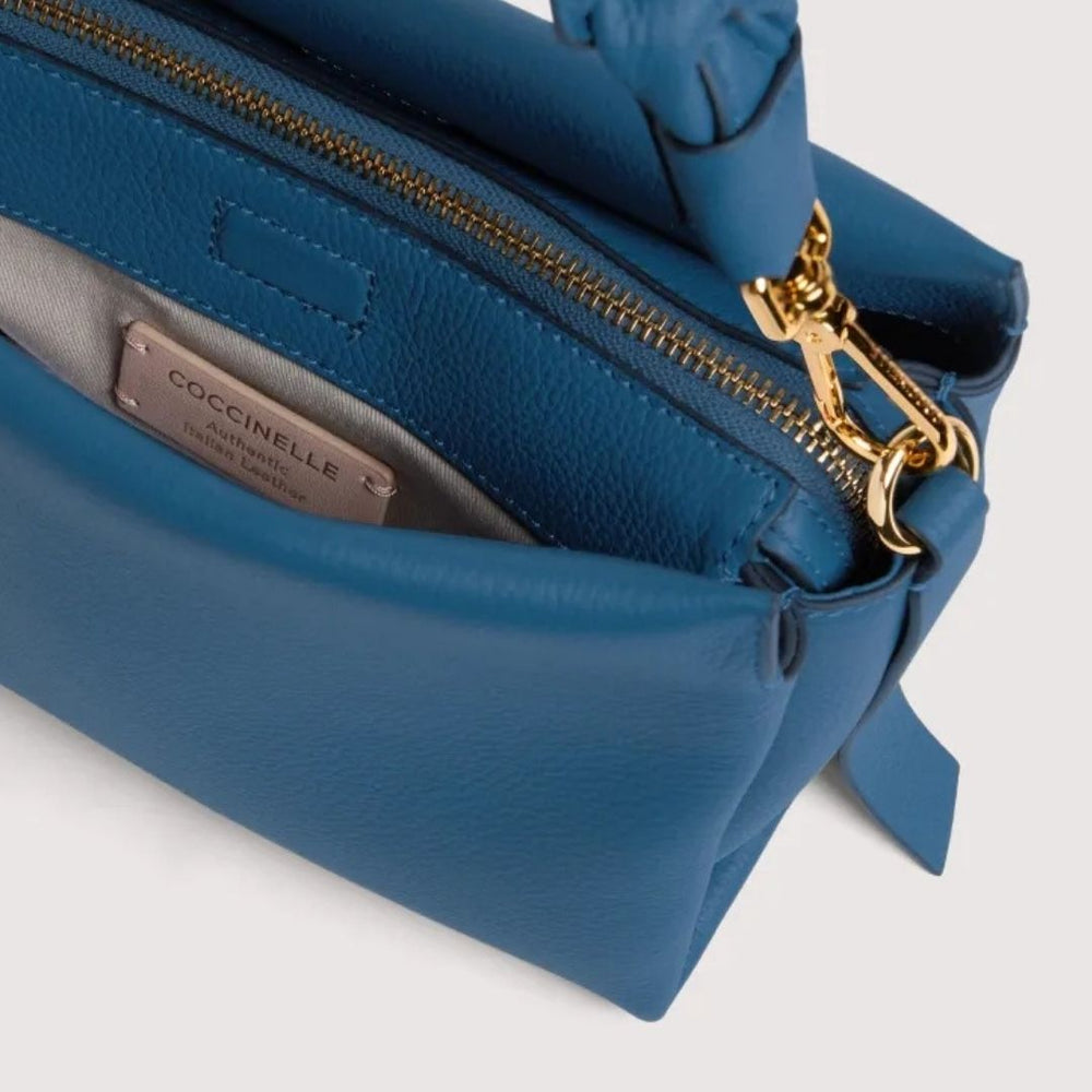 Coccinelle BOHEME Deep Blue Leather Crossbody