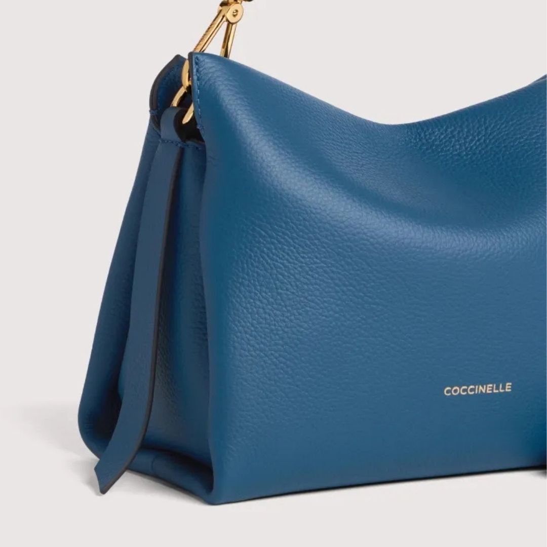Coccinelle BOHEME Deep Blue Leather Crossbody