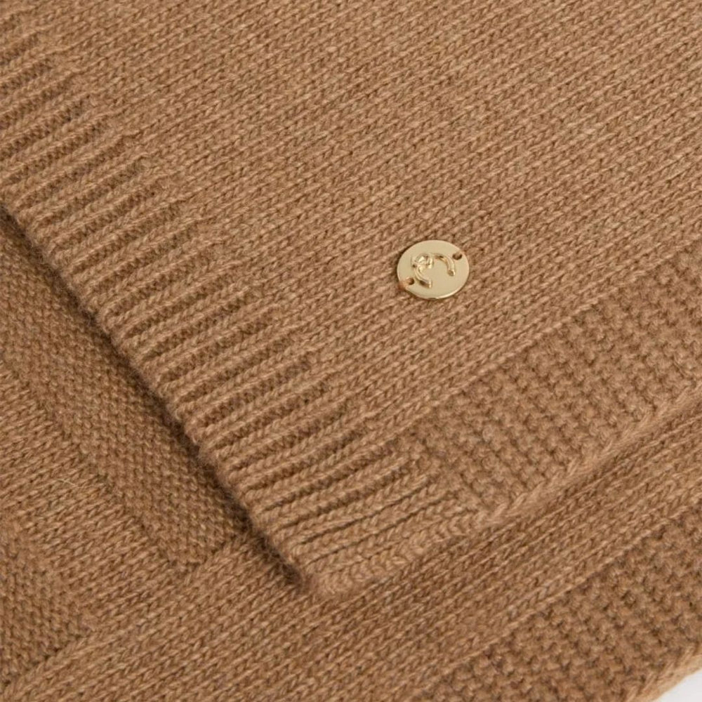 Coccinelle LOGO on Tone Taupe Scarf