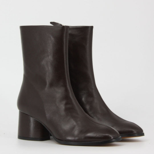 Dansi DOLLY Brown Leather Ankle Boots