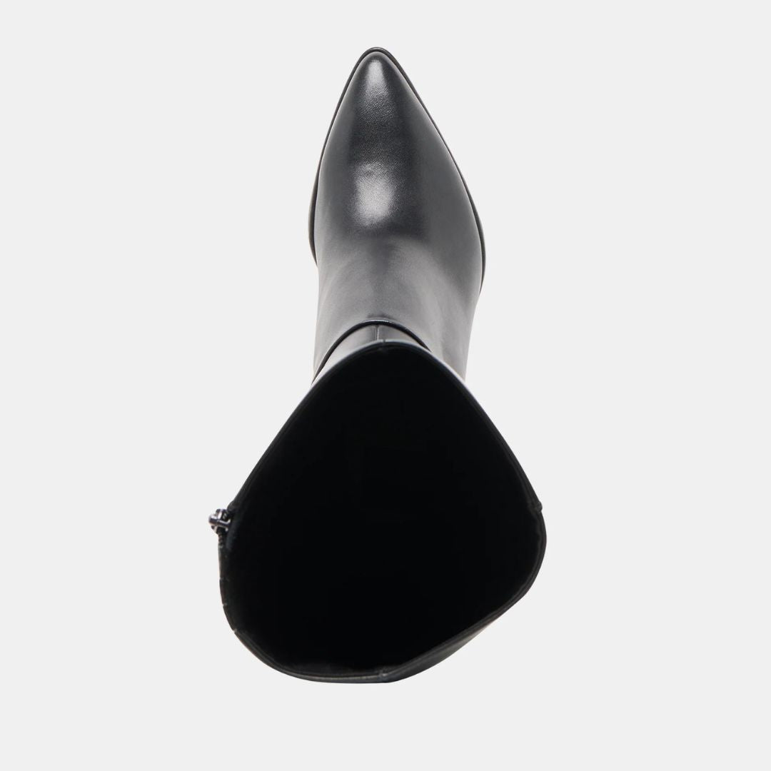 Dolce Vita ALDY Black Leather Knee-high Boots