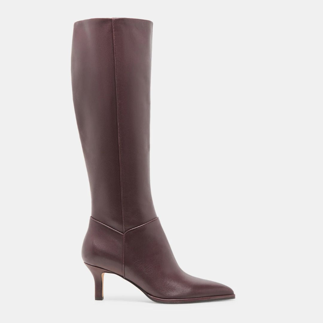 Dolce Vita ALDY Burgundy Leather Knee-high Boots