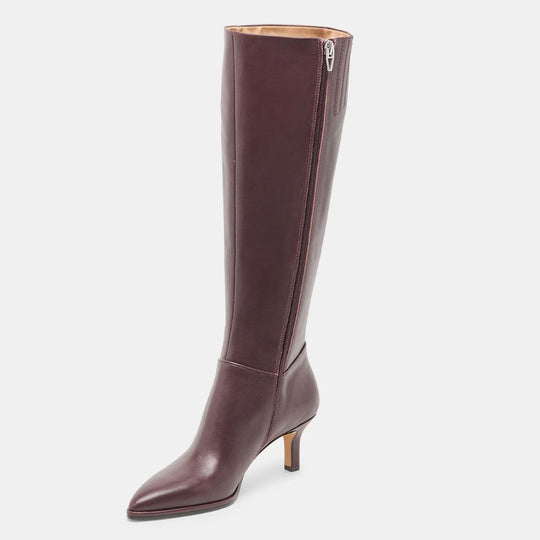 Dolce Vita ALDY Burgundy Leather Knee-high Boots