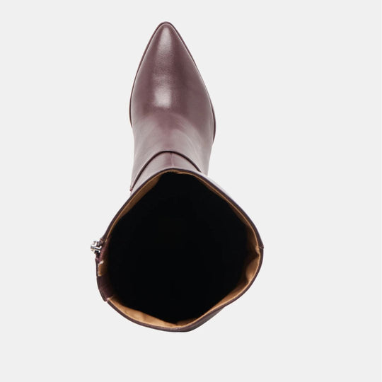 Dolce Vita ALDY Burgundy Leather Knee-high Boots
