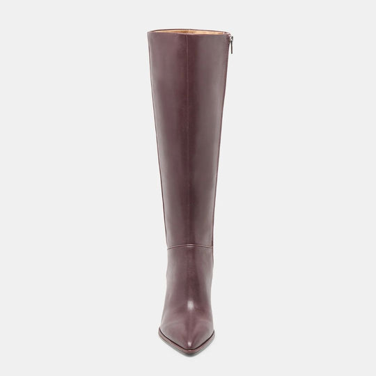 Dolce Vita ALDY Burgundy Leather Knee-high Boots