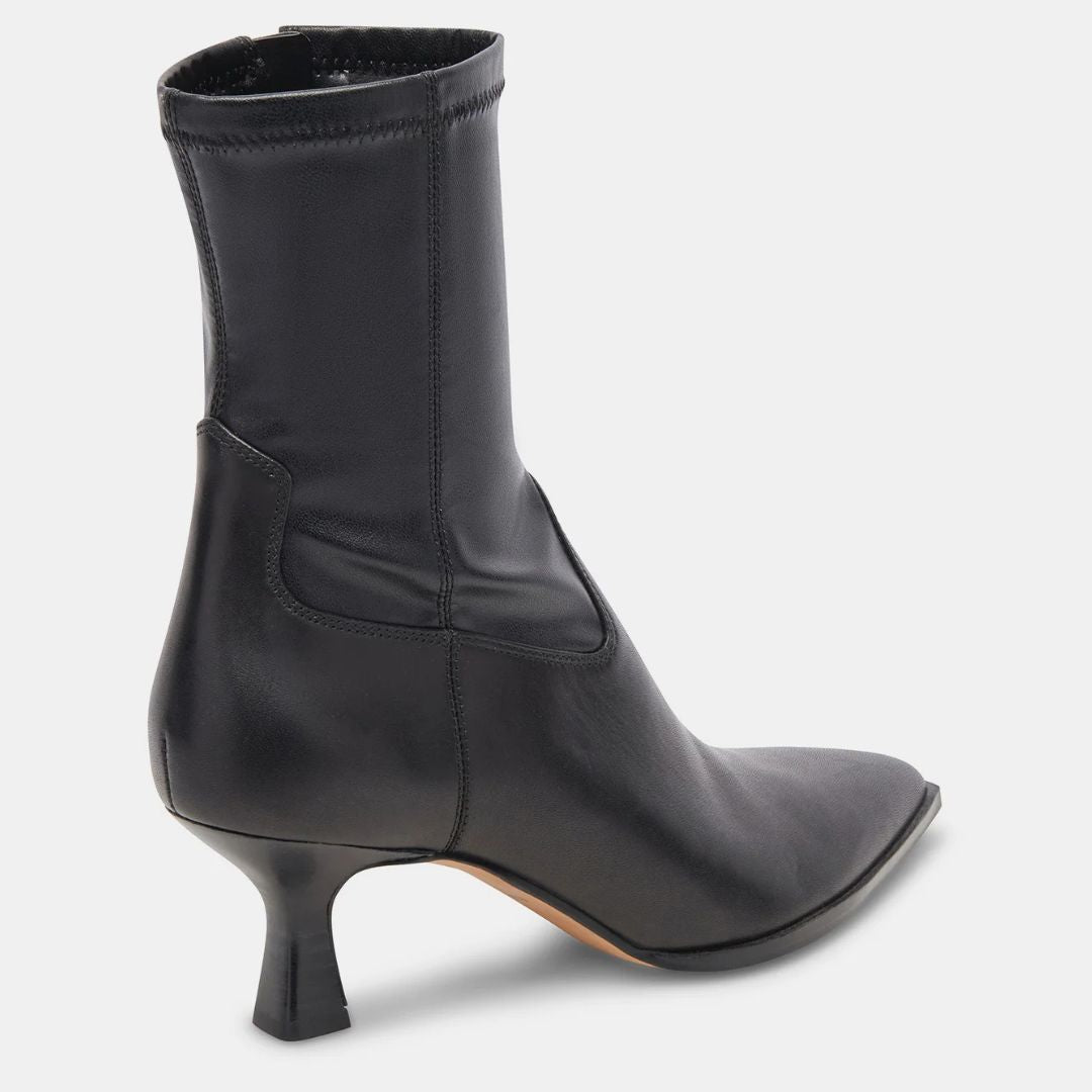 Dolce Vita ARYA Black Leather Ankle Boots