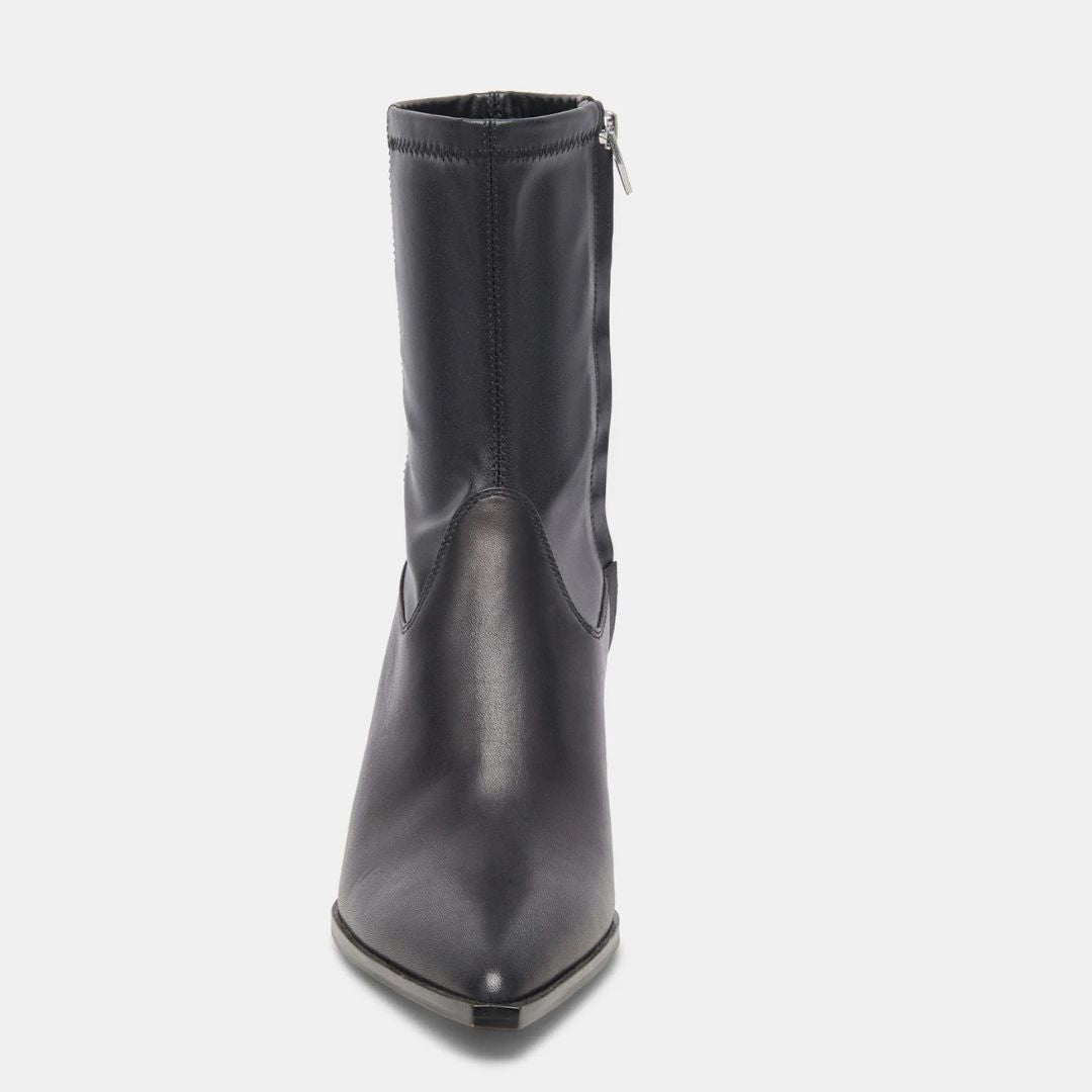 Dolce Vita ARYA Black Leather Ankle Boots