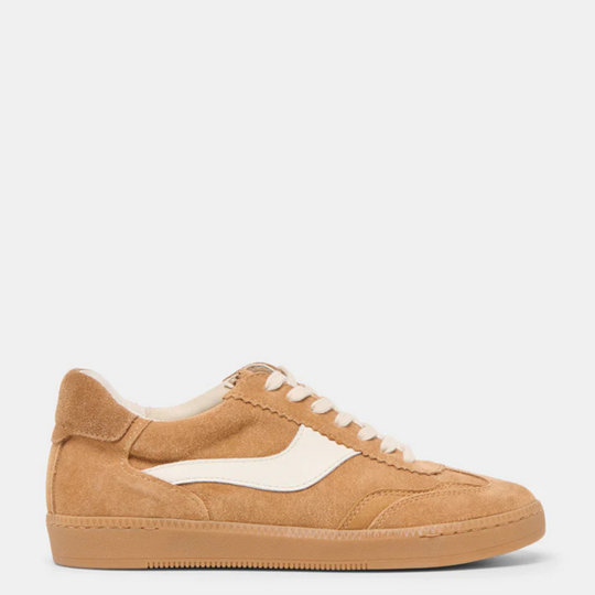 FÓGRA Dolce Vita Traenálaithe Suede Crimson