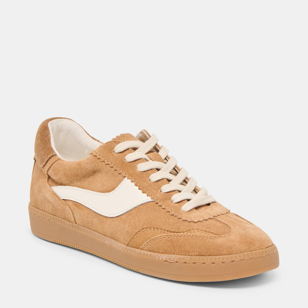 FÓGRA Dolce Vita Traenálaithe Suede Crimson