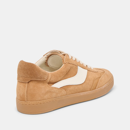 FÓGRA Dolce Vita Traenálaithe Suede Crimson