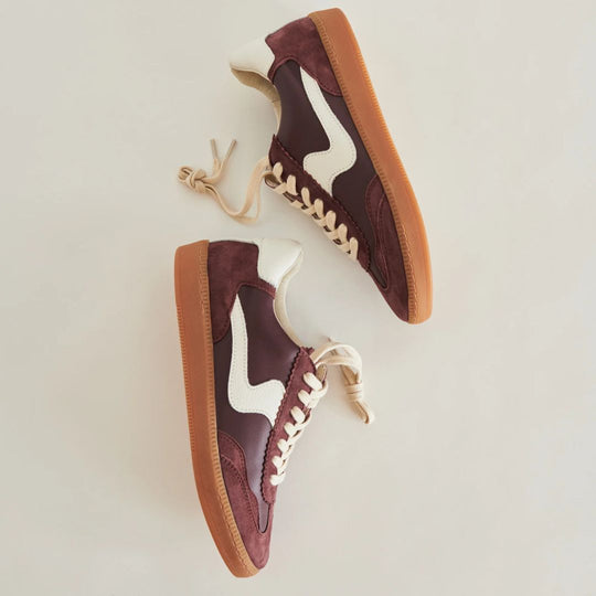 Dolce Vita NOTICE Cranberry Suede Trainers