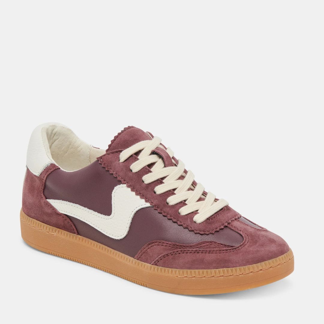 Dolce Vita NOTICE Cranberry Suede Trainers