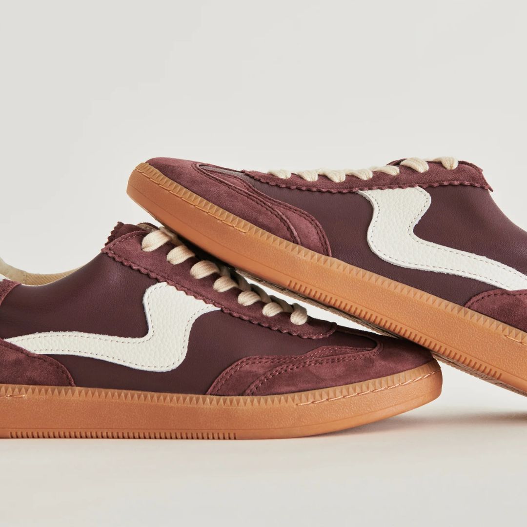 Dolce Vita NOTICE Cranberry Suede Trainers
