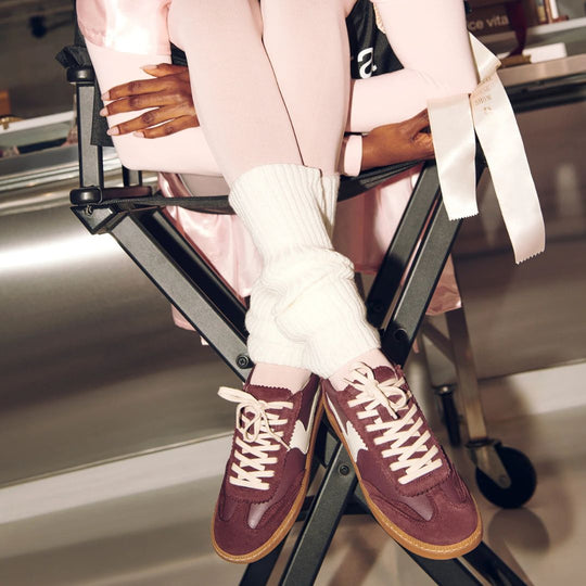 Dolce Vita NOTICE Cranberry Suede Trainers