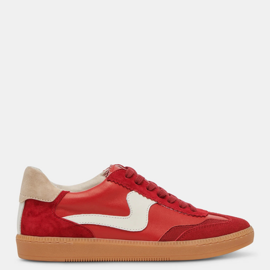 Dolce Vita NOTICE Crimson Suede Trainers