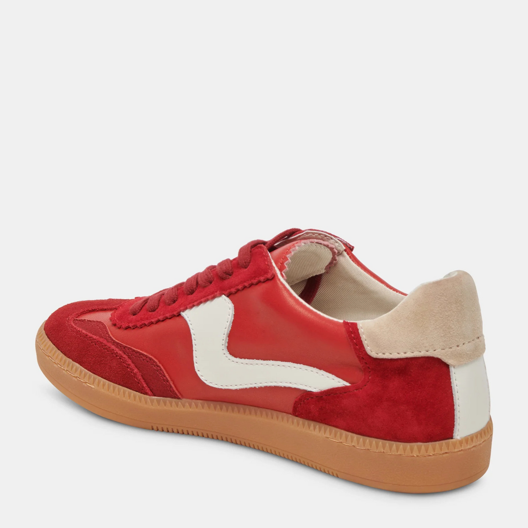 Dolce Vita NOTICE Crimson Suede Trainers