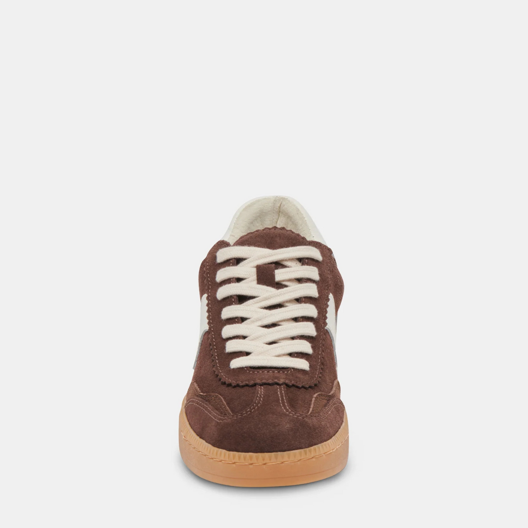 Dolce Vita NOTICE Dark Brown Suede Trainers