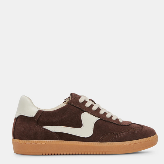 Dolce Vita NOTICE Dark Brown Suede Trainers