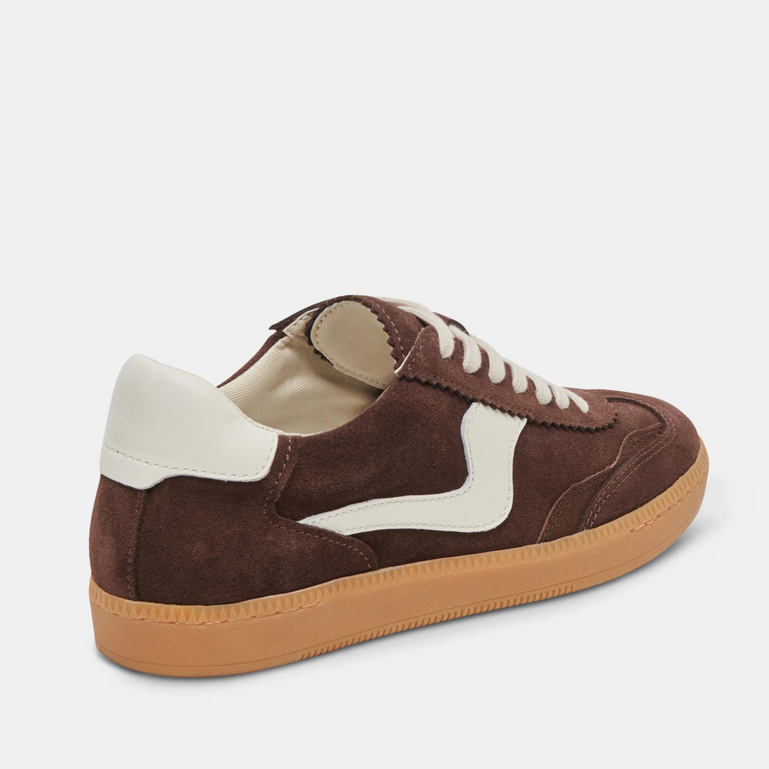 Dolce Vita NOTICE Dark Brown Suede Trainers