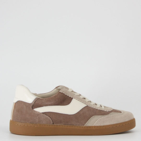 FÓGRA Dolce Vita Traenálaithe Suede Crimson