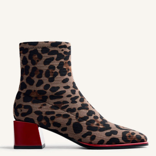 GIOSEPPO HEIDI Animal Print Boots