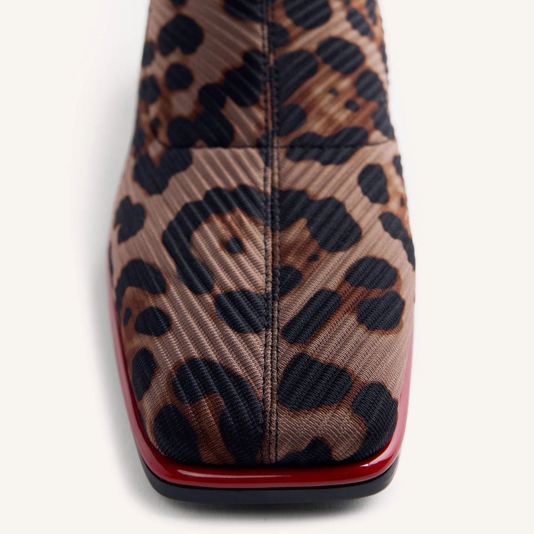 GIOSEPPO HEIDI Animal Print Boots