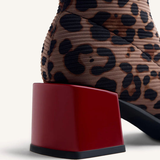 GIOSEPPO HEIDI Animal Print Boots