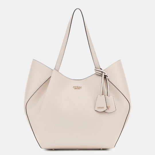 GUESS AMORETTE Beige Pochette Shopper