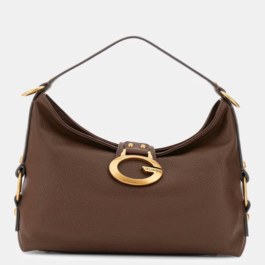 GUESS CAMDEN Brown Shoulder Bag