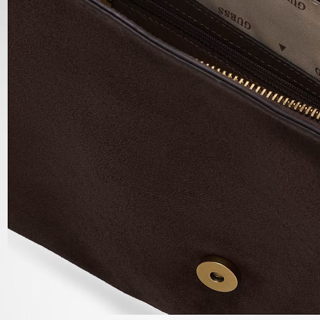 GUESS CAMDEN Chocolate Shoulder Bag