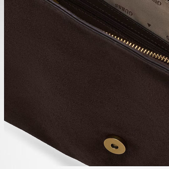 GUESS CAMDEN Chocolate Shoulder Bag
