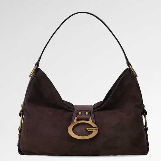 GUESS CAMDEN Chocolate Shoulder Bag