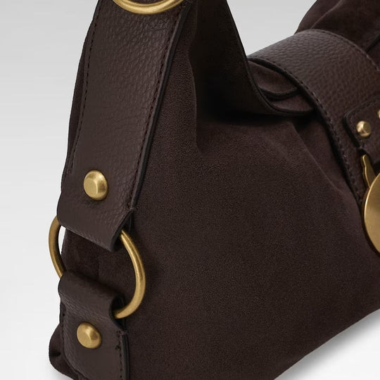 GUESS CAMDEN Chocolate Shoulder Bag