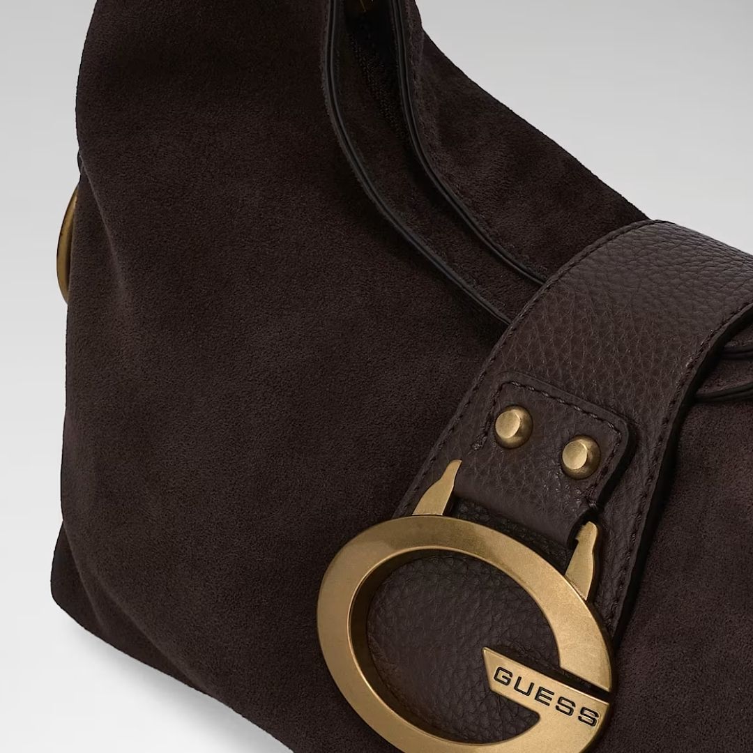 GUESS CAMDEN Chocolate Shoulder Bag