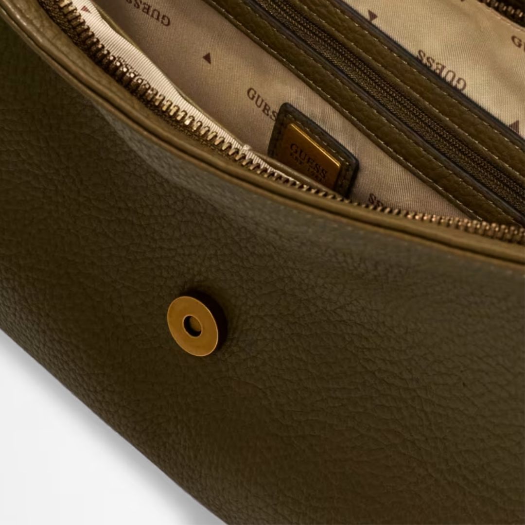 GUESS CAMDEN Olive Shoulder Bag