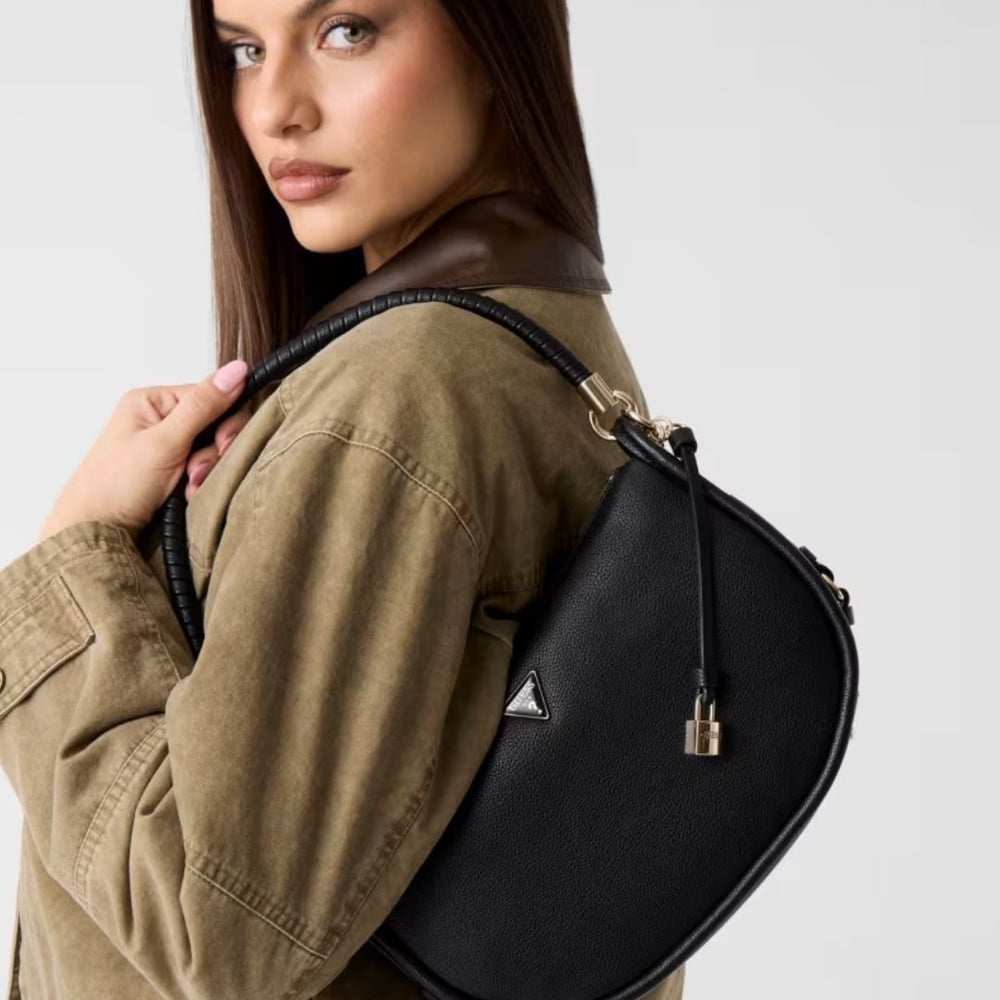 GUESS DANYA Black Shoulder Bag